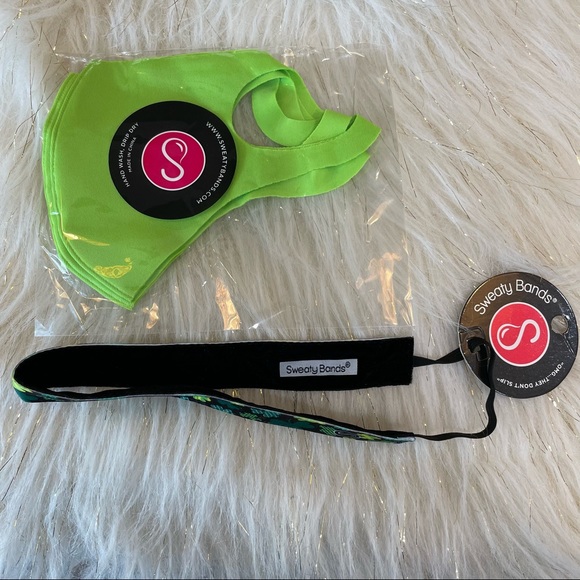 NWT - non slip headband & mask 2pk - Picture 3 of 5